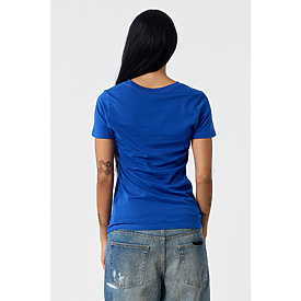 WOMEN'S TRU-FIT TEE ROYAL Back