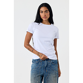 WOMEN'S TRU-FIT TEE WHITE