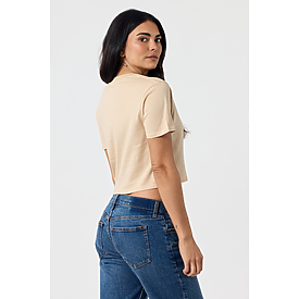 WOMEN'S CROP TEE DUST Back