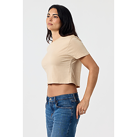 WOMEN'S CROP TEE DUST