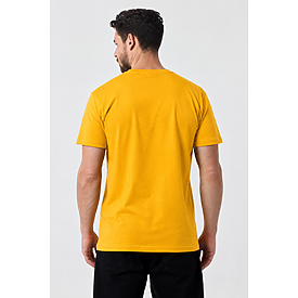 MEN'S PREMIUM SIDE-SEAM TEE GOLD Back