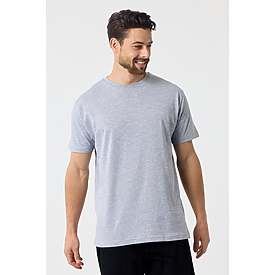 MEN'S PREMIUM SIDE-SEAM TEE HEATHER GREY