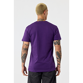 MEN'S PREMIUM SIDE-SEAM TEE PURPLE Back