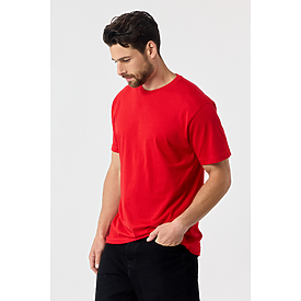 MEN'S PREMIUM SIDE-SEAM TEE RED