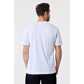 MEN'S PREMIUM SIDE-SEAM TEE WHITE Back