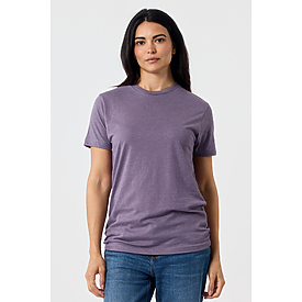ADULT PREMIUM CVC TEE DEEP PURPLE HTR