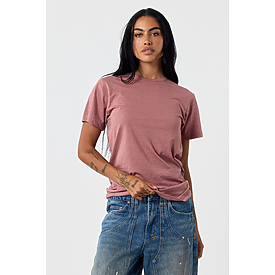 ADULT PREMIUM CVC TEE MAUVE HTR