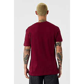 MEN'S VALUE TEE BURGUNDY Back