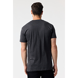 MEN'S VALUE TEE CHARCOAL HTR Back