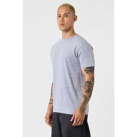 MEN'S VALUE TEE HEATHER GREY Back