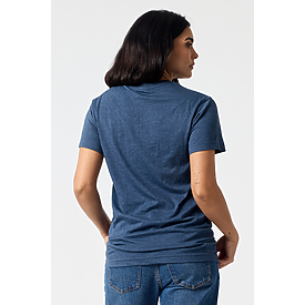 MEN'S VALUE TEE NAVY HTR