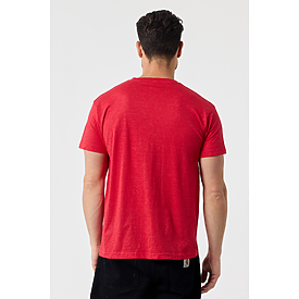 MEN'S VALUE TEE RED HTR Back