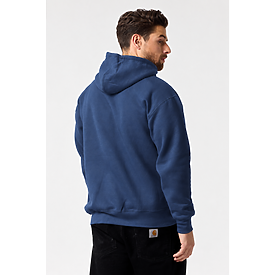 ADULT PREM HEAVY WT HOOD ADMIRAL BLUE Back