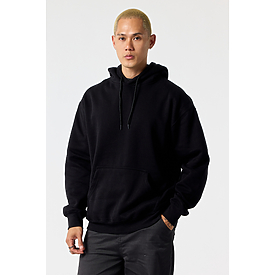 ADULT PREM HEAVY WT HOOD BLACK