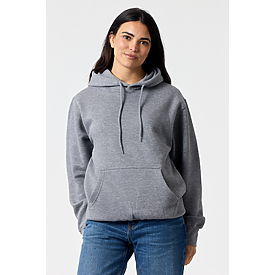 ADULT PREM HEAVY WT HOOD GRAPHITE HTR