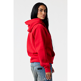 ADULT PREM HEAVY WT HOOD RED