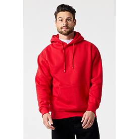 ADULT PREM HEAVY WT HOOD RED