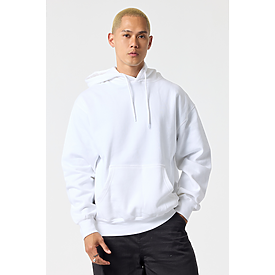 ADULT PREM HEAVY WT HOOD WHITE