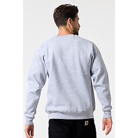 ADULT PREMIUM 9OZ CREW SWTSHRT HEATHER GREY