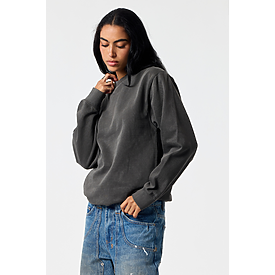 ADULT PREMIUM 12OZ CRW SWTSHRT ASH BLACK