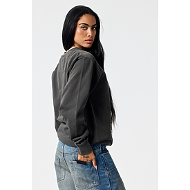 ADULT PREMIUM 12OZ CRW SWTSHRT ASH BLACK