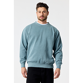ADULT PREMIUM 12OZ CRW SWTSHRT VINTAGE DUSTY BLUE
