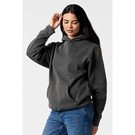ADULT PREMIUM 12OZ FSHN HOODIE ASH BLACK
