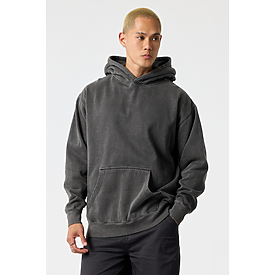 ADULT PREMIUM 12OZ FSHN HOODIE ASH BLACK