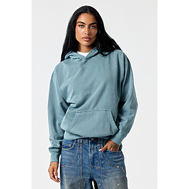 ADULT PREMIUM 12OZ FSHN HOODIE VINTAGE DUSTY BLUE