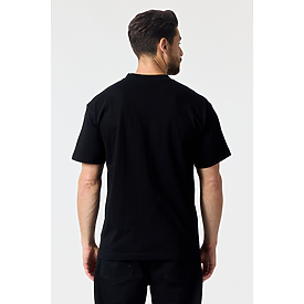 ADULT PREM HEAVY WT SS TEE BLACK Back
