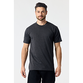 ADULT PREM HEAVY WT SS TEE CHARCOAL HTR Back
