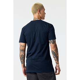 ADULT PREM HEAVY WT SS TEE NAVY Back