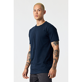 ADULT PREM HEAVY WT SS TEE NAVY