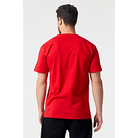 ADULT PREM HEAVY WT SS TEE RED Back