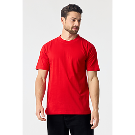 ADULT PREM HEAVY WT SS TEE RED