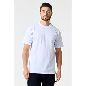 ADULT PREM HEAVY WT SS TEE WHITE