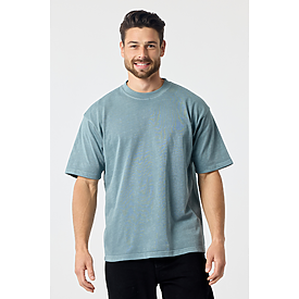 ULTRA PREMIUM 7.7 OZ TEE VINTAGE DUSTY BLUE