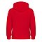 YOUTH PULLOVER HOODIE RED Back