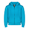 YOUTH ZIPPER HOODIE TURQUOISE